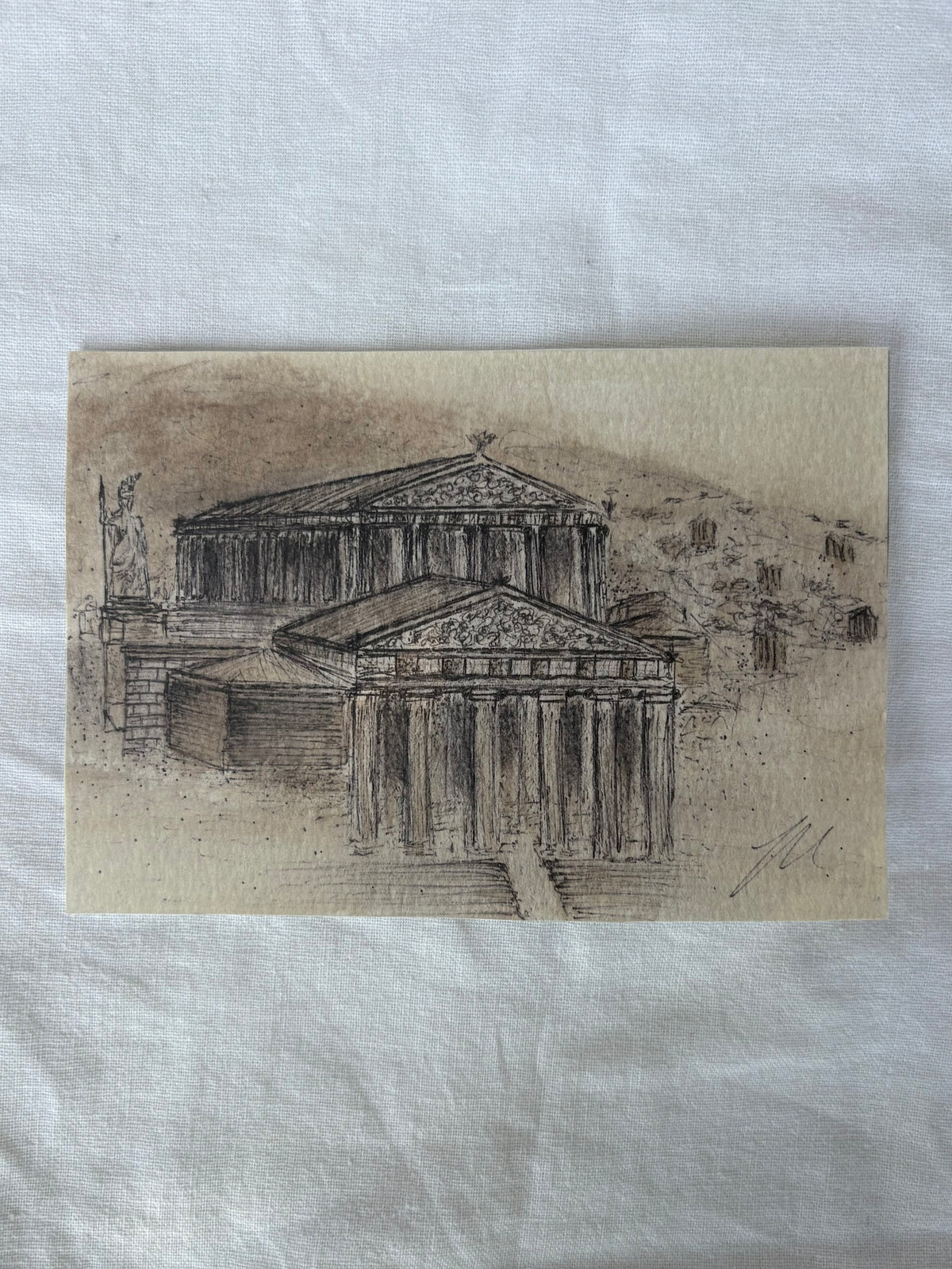 Acropolis in Rome Print