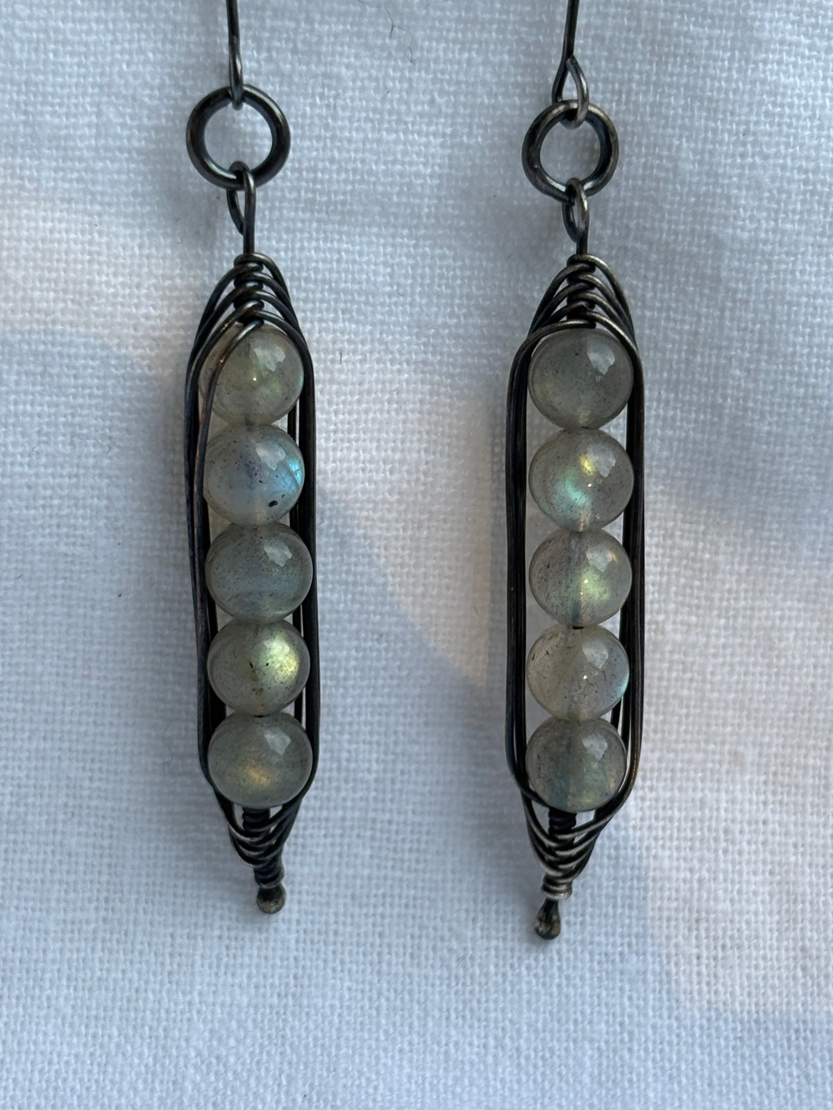 Sterling Silver Labradorite Earrings