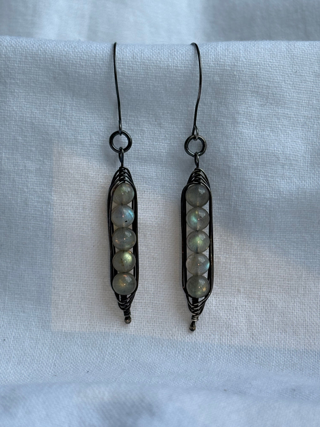 Sterling Silver Labradorite Earrings