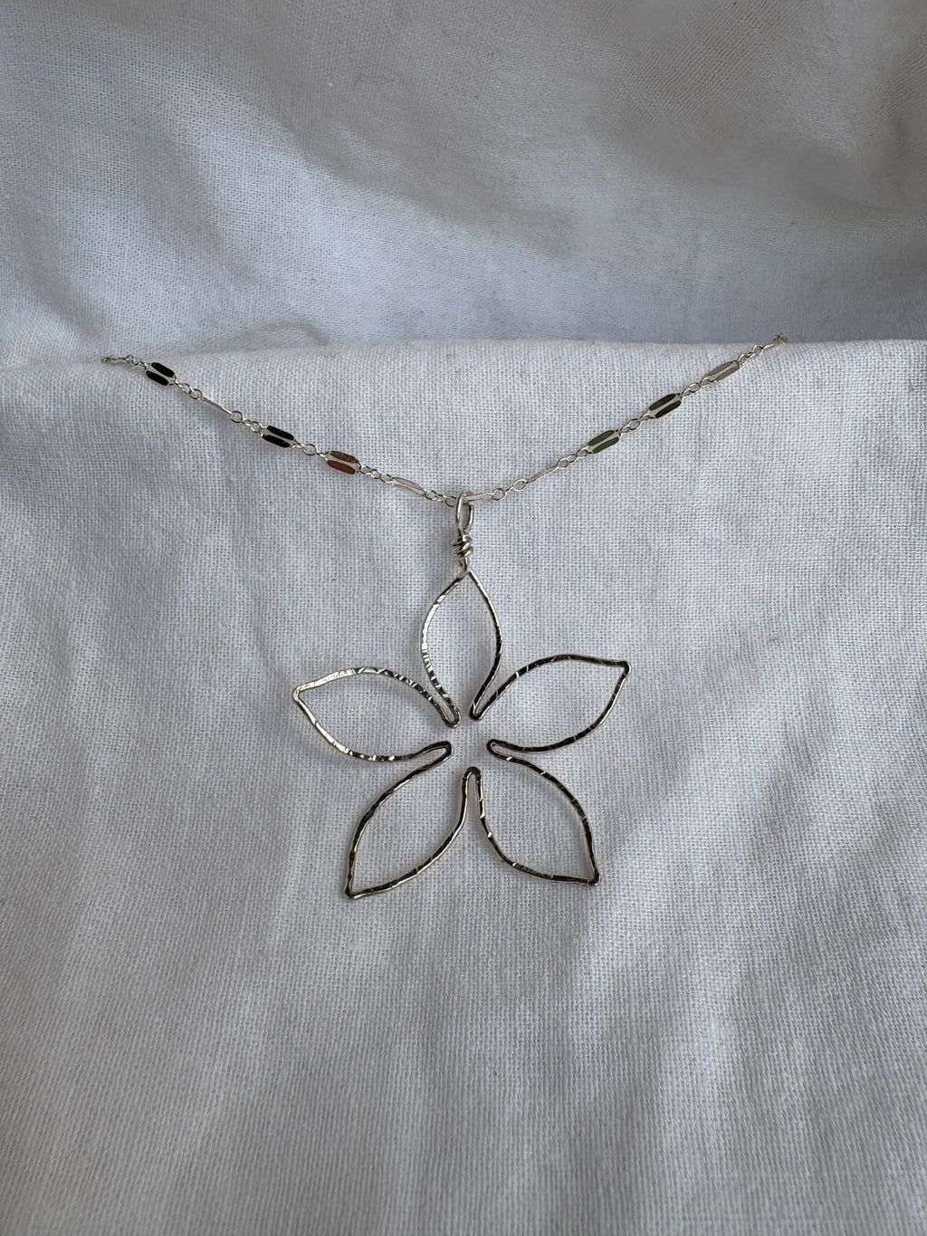 Sterling Silver Necklace and Earrings Set